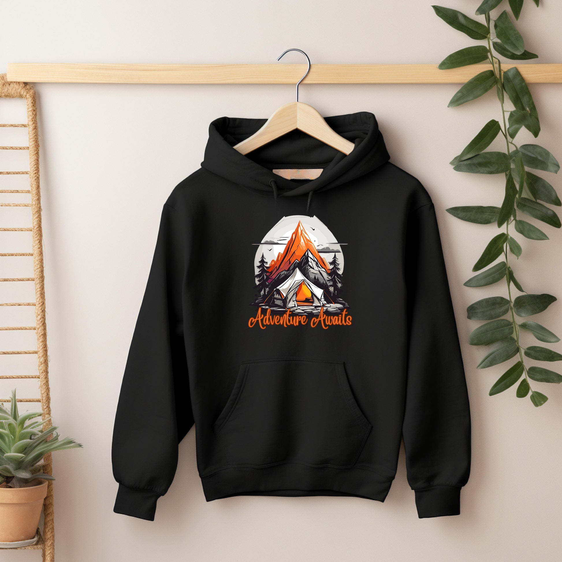 Adventure Awaits Unisex Hooded Sweatshirt comfyclothcrew