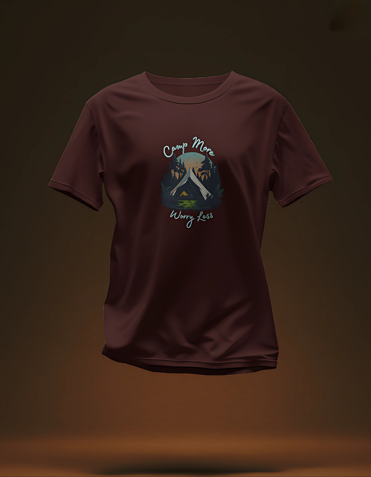 Camp More Worry Less T-shirt comfyclothcrew