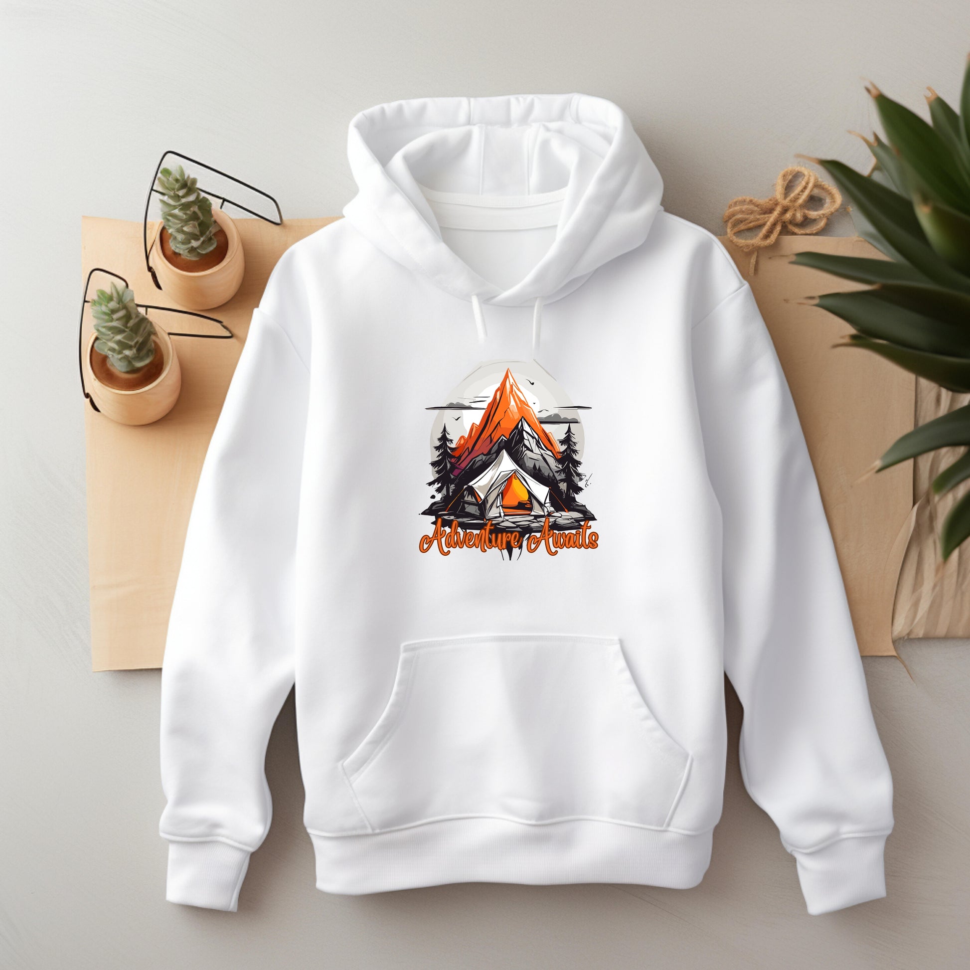 Adventure Awaits Unisex Hooded Sweatshirt comfyclothcrew