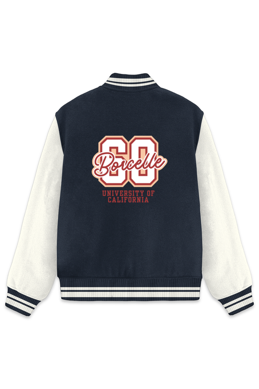 Unisex Varsity Jacket Navy Blue comfyclothcrew