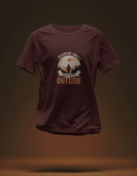 Just Step Outside Adventure T-shirt comfyclothcrew